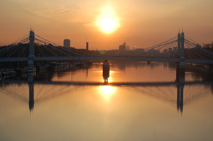 Albert Bridge from Battersea Bridge