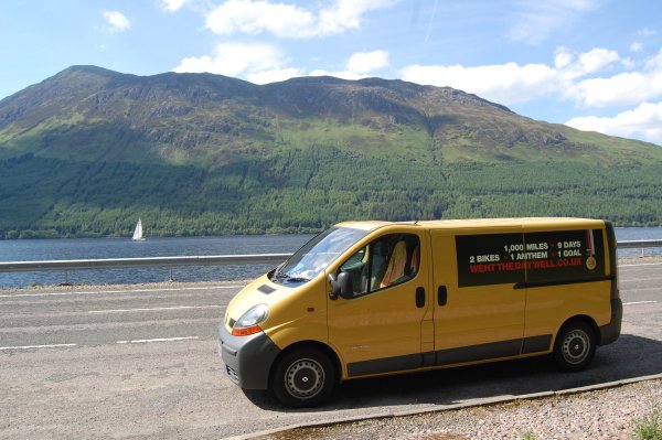 Van by Loch Lochy