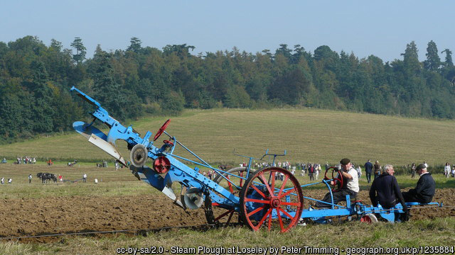 Steam plough