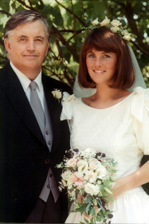 'The Bride and her father'